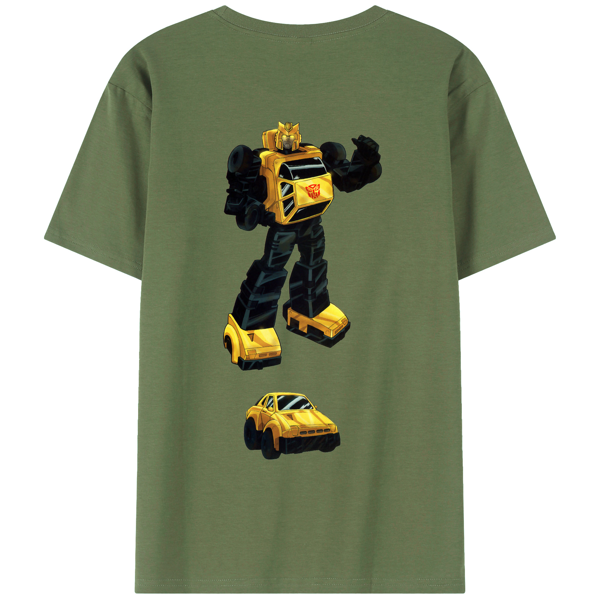 （画像用）  綿100％ メンズ半袖Tシャツ（バックプリント） 通気性